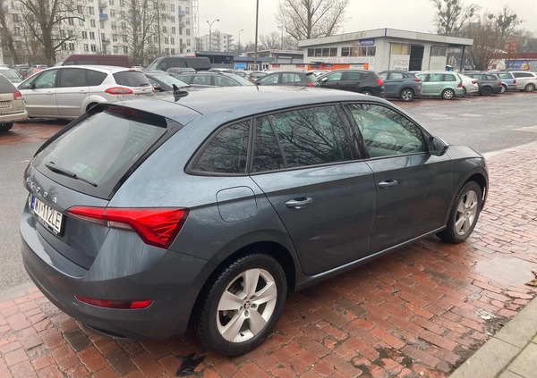 Skoda Scala cena 70000 przebieg: 64500, rok produkcji 2021 z Warszawa małe 56